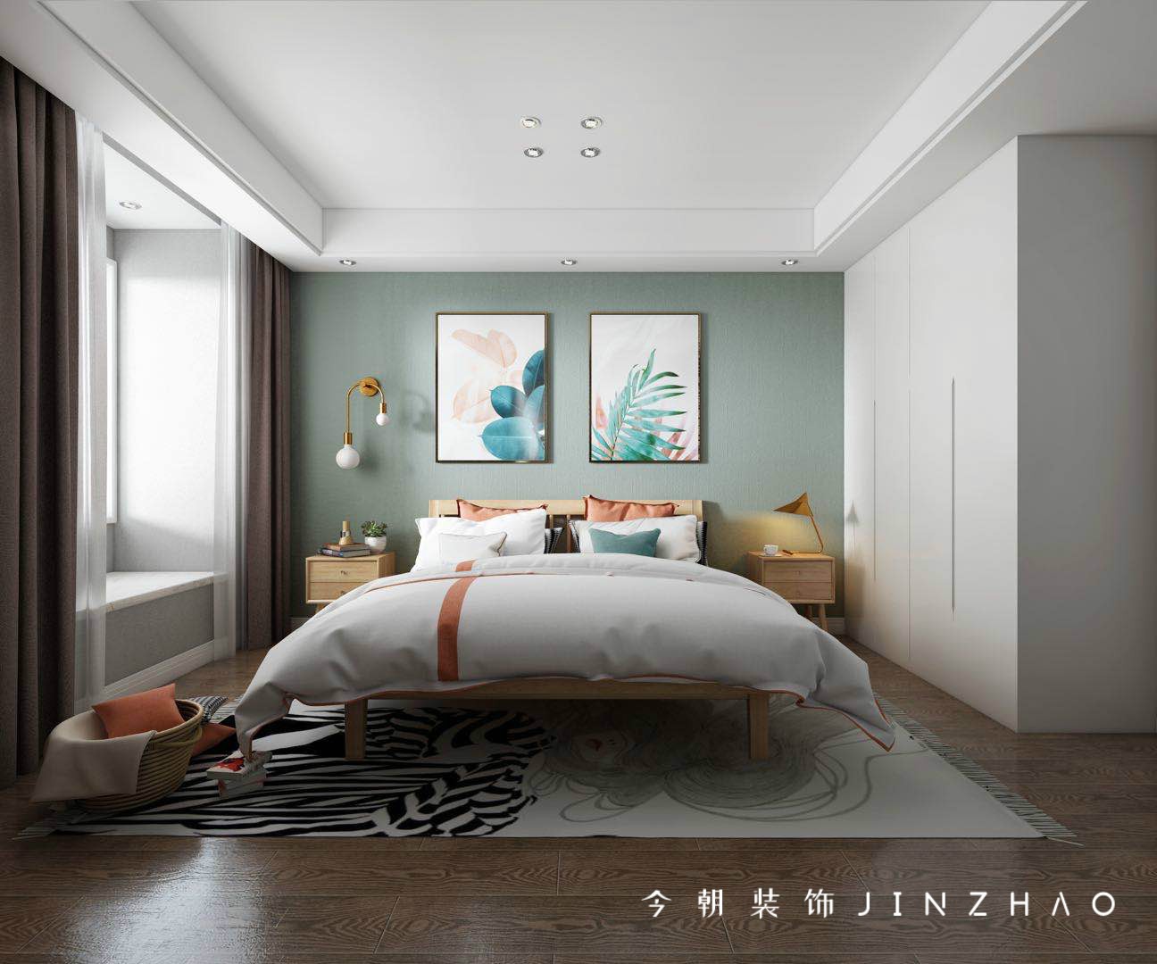 維多利亞現(xiàn)代簡(jiǎn)約風(fēng)格次臥裝修效果圖