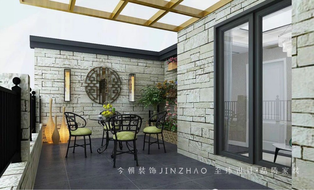 安苑小區(qū)現(xiàn)代簡約風(fēng)格陽臺(tái)裝修效果圖